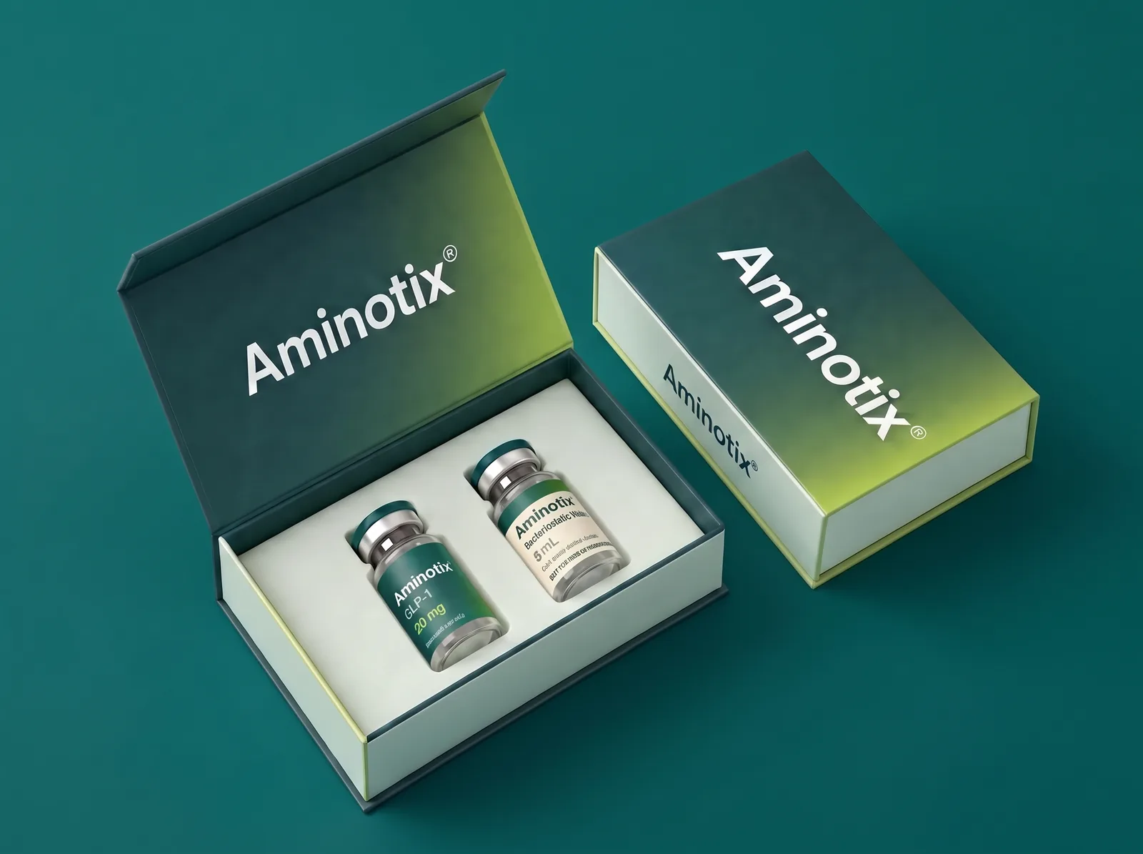 Aminotix starter box with two vials